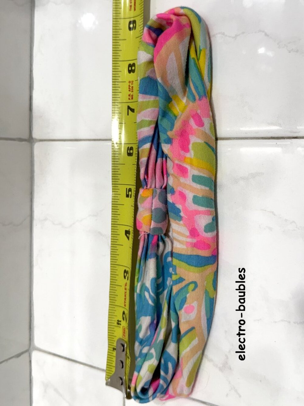 Lilly Pulitzer Lovers Coral Fabric Knotted Headband - Lightly Used